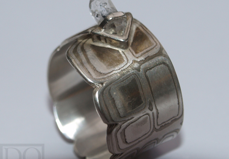 Mokume-gane ring-crystalrock1.jpg