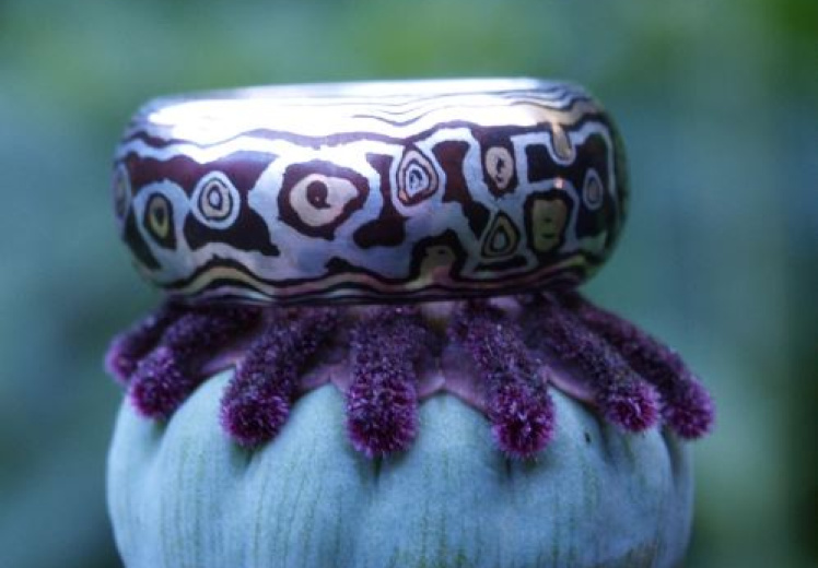 Mokume-gane ring-Turtle.JPG