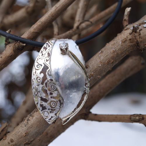 Mokume-gane hanger-Scarabee.JPG